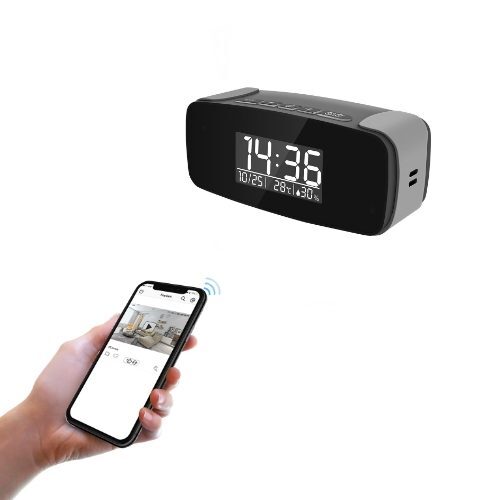 smøre Fremme har en finger i kagen Wi-Fi Spion Kamera - Indbygget i Ur med IR Night Vision